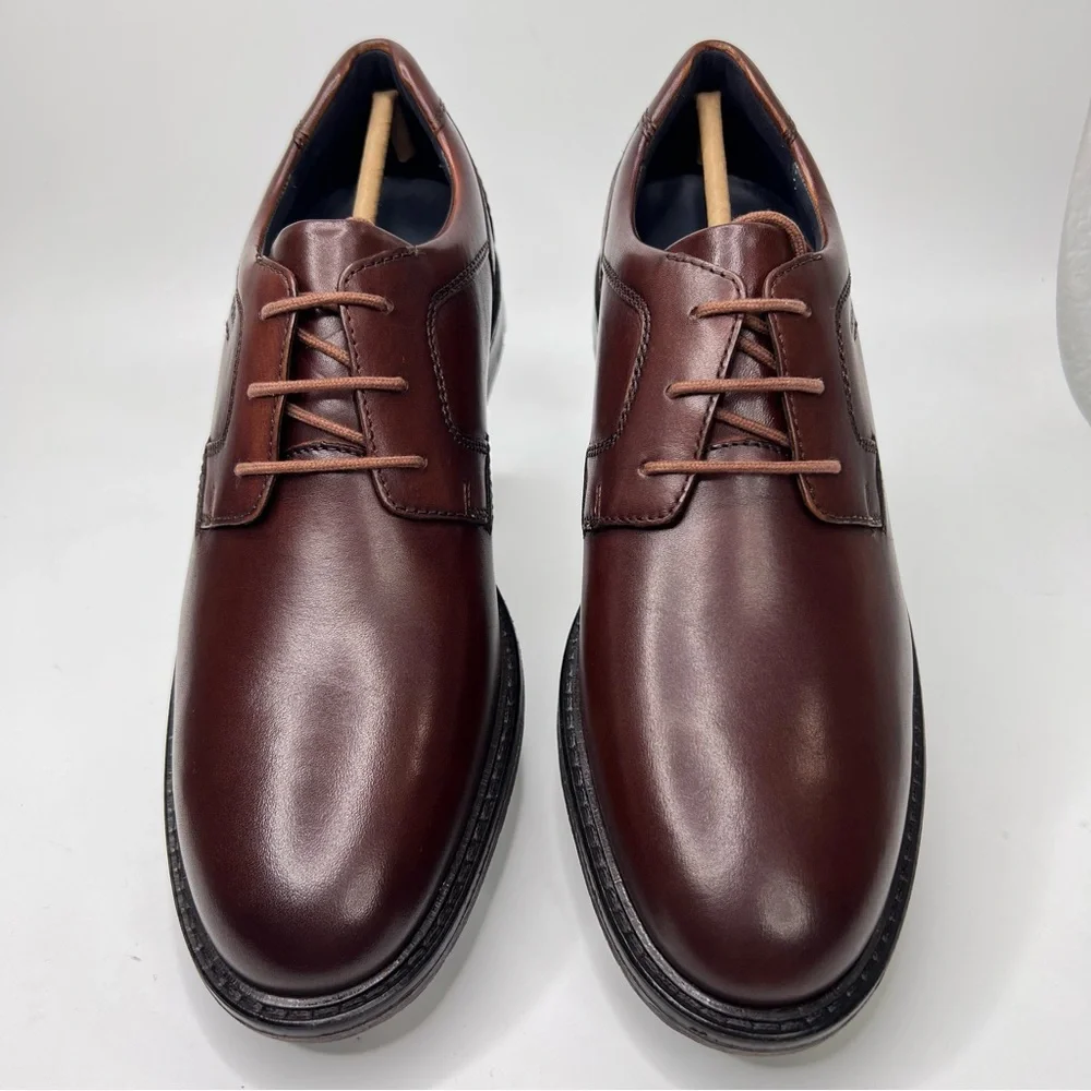 Josef Seibel Men’s Earl Cognac Arezzo Leather Oxford Lace Up Dress Shoe